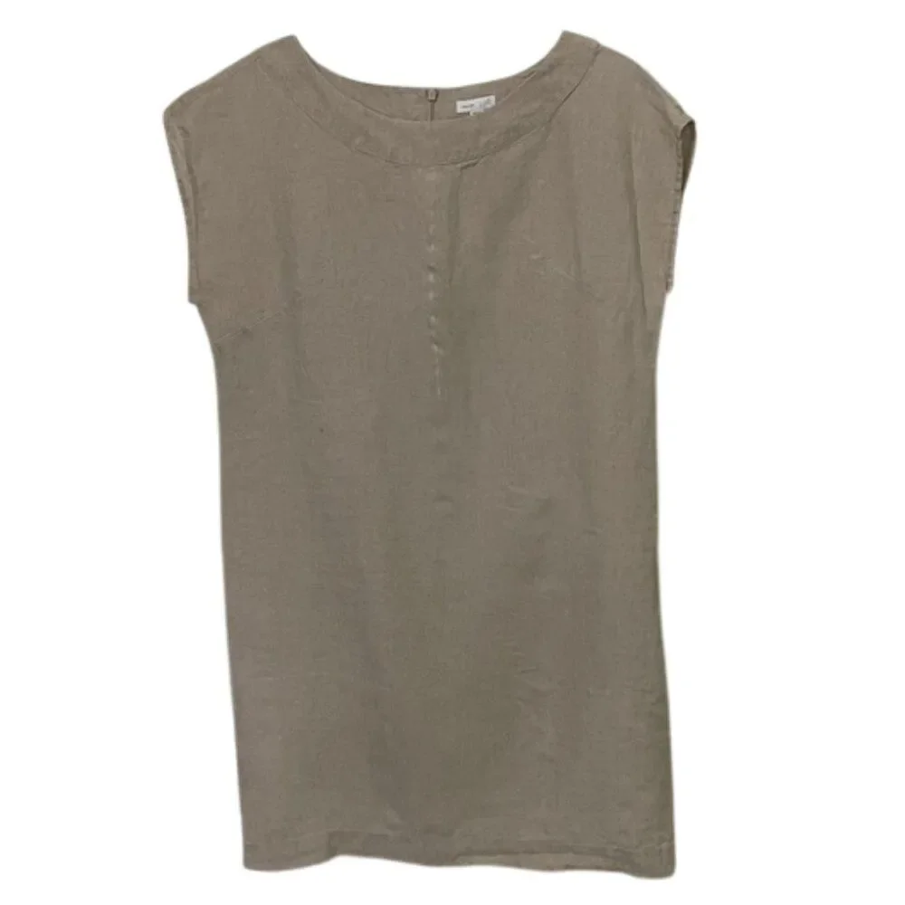 J. Jill Love Linen Flax Shift Dress Womens Size Medium Missy Minimalist